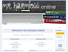 Tablet Screenshot of mr.harmlessonline.net